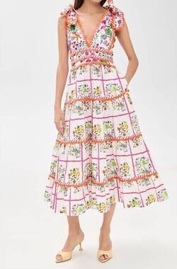 NEW CELIA B chelili dress in multi